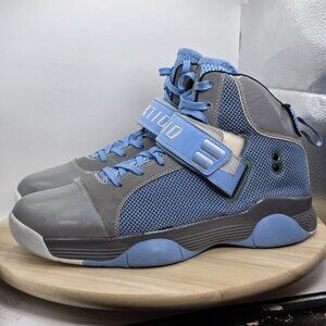 EKTIO Basketball Grey/Blue Men's Shoes Anti Ankle Sprain SIZE 14 - RARE